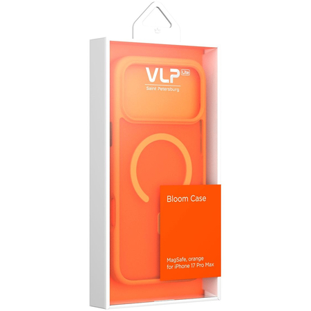 Чехол для iPhone 17 Pro Max VLP Lite Bloom Case с MagSafe Orange, изображение 6