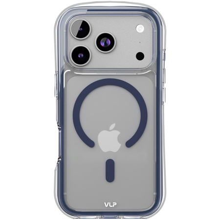 Чехол для iPhone 17 Pro VLP Bubble Case с MagSafe Dark Blue