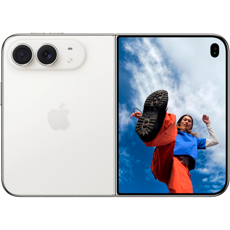 Apple iPhone Duo 256GB Star White (без RuStore), Тип SIM-карты: eSim+eSim, Объем встроенной памяти: 256 Гб, Цвет: White / Белый, изображение 3