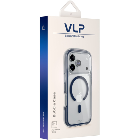 Чехол для iPhone 17 Pro VLP Bubble Case с MagSafe Dark Blue, изображение 6