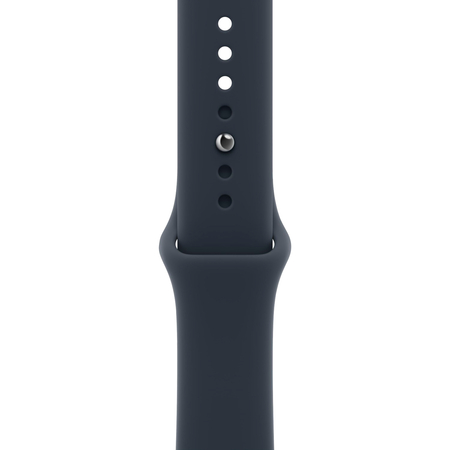 Apple Watch Series 12 GPS 46mm Space Grey Aluminium Case with Navy Blue Sport Band, Экран: 46, Цвет: Space Gray / Серый космос, Возможности подключения: GPS, изображение 3