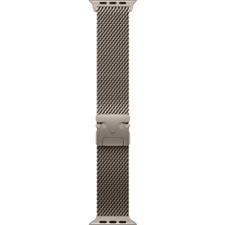 Apple Watch Ultra 4 GPS + Cellular 49mm Natural Titanium Case with Natural Titanium Milanese Loop, Экран: 49, Цвет: Natural Titanium, Возможности подключения: GPS + Cellular, изображение 3