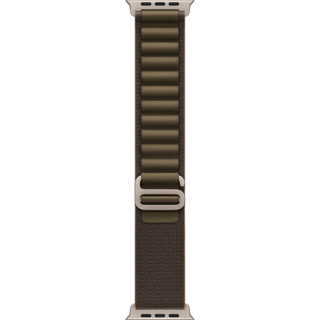 Apple Watch Ultra 4 GPS + Cellular 49mm Natural Titanium Case with Dark Olive Alpine Loop, Экран: 49, Цвет: Olive / Оливковый, Возможности подключения: GPS + Cellular, изображение 3