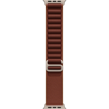 Apple Watch Ultra 4 GPS + Cellular 49mm Natural Titanium Case with Burgundy Alpine Loop, Экран: 49, Цвет: Burgundy / Бордовый, Возможности подключения: GPS + Cellular, изображение 3