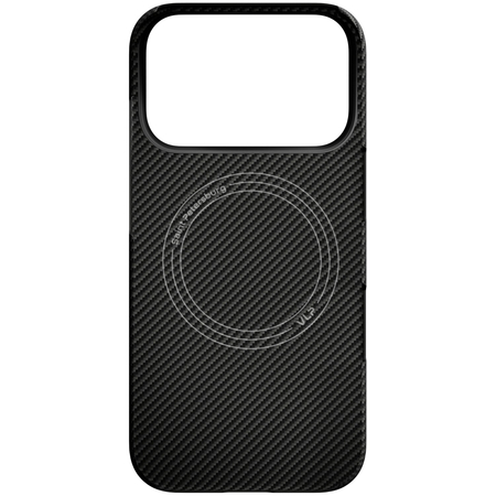 Чехол для iPhone 18 Pro VLP Kevlar Case с MagSafe Black, изображение 2