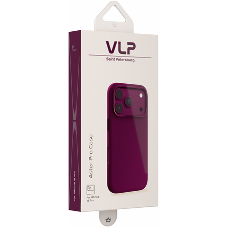 Чехол для iPhone 18 Pro VLP Aster Pro Case с MagSafe Dark cherry, изображение 5