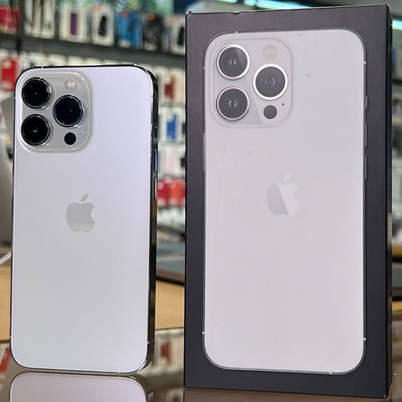 iPhone 13 Pro Max 128Gb Silver Идеальное БУ, изображение 2