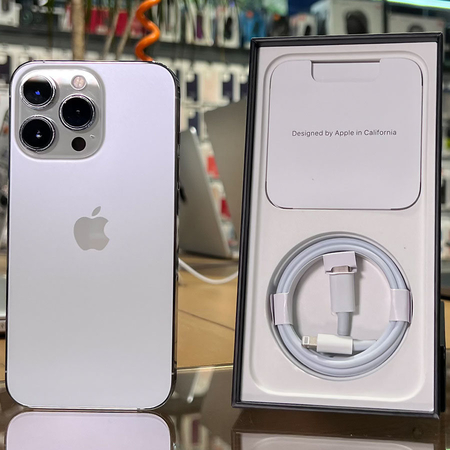 iPhone 13 Pro Max 128Gb Silver Идеальное БУ, изображение 3