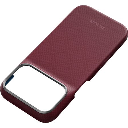 Чехол для iPhone 18 Pro Pitaka Argyle Edge Case Burgundy, изображение 9