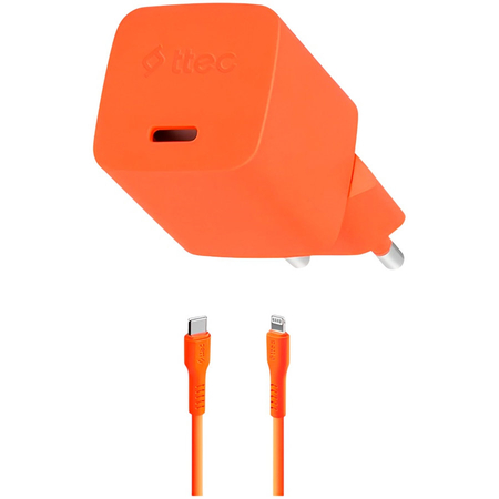 Сетевое зарядное устройство TTEC SmartCharger 2SCG20LNT Orange, изображение 5