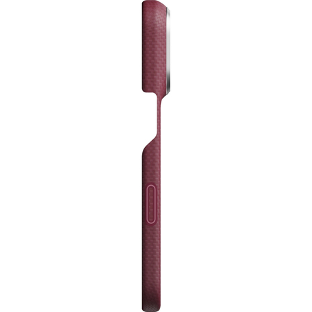 Чехол для iPhone 18 Pro Pitaka Argyle Edge Case Burgundy, изображение 11