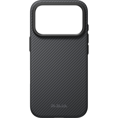 Чехол для iPhone 18 Pro Pitaka Summa Case Twill 600D Black/Grey, изображение 2