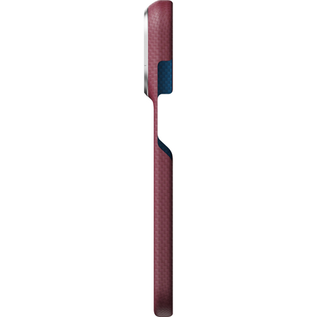 Чехол для iPhone 18 Pro Pitaka Argyle Edge Case Burgundy, изображение 13