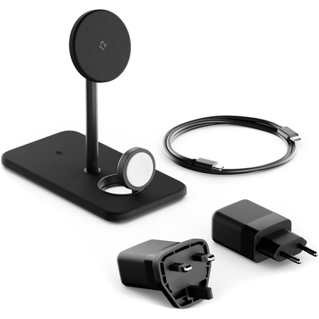 Беспроводное зарядное устройство Twelve South HiRise 3 Deluxe Black, изображение 14