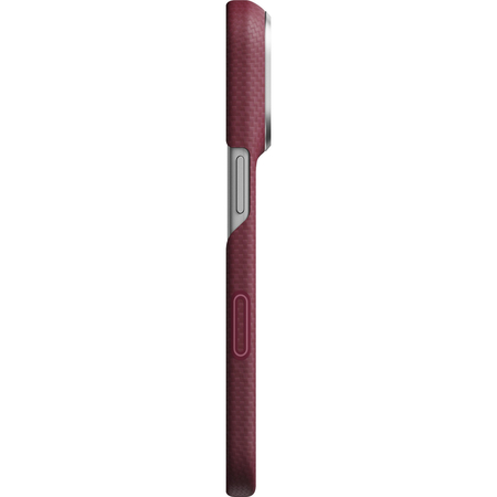 Чехол для iPhone 18 Pro Pitaka Argyle Edge Case Burgundy, изображение 10