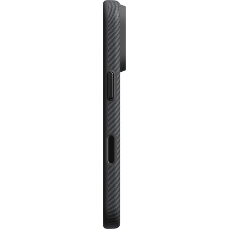 Чехол для iPhone 18 Pro Pitaka Summa Case Twill 600D Black/Grey, изображение 6