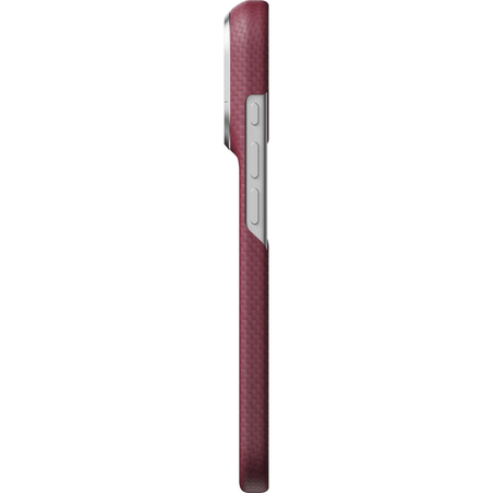 Чехол для iPhone 18 Pro Pitaka Argyle Edge Case Burgundy, изображение 12