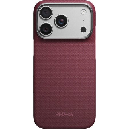 Чехол для iPhone 18 Pro Pitaka Argyle Edge Case Burgundy