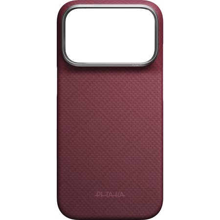 Чехол для iPhone 18 Pro Pitaka Argyle Edge Case Burgundy, изображение 2