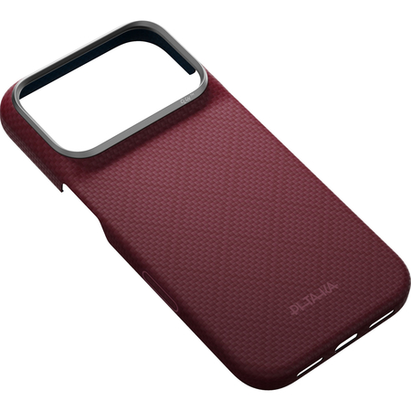 Чехол для iPhone 18 Pro Pitaka Argyle Edge Case Burgundy, изображение 7