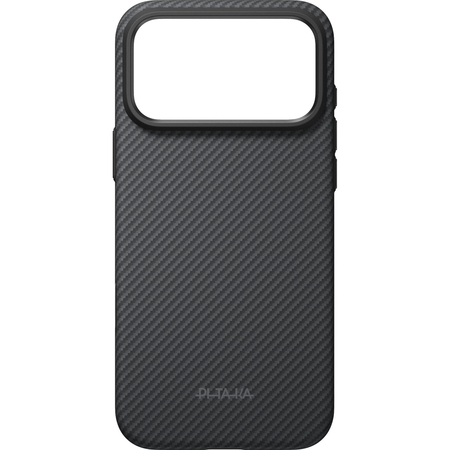 Чехол для iPhone 18 Pro Max Pitaka Summa Case Twill 600D Black/Grey, изображение 2