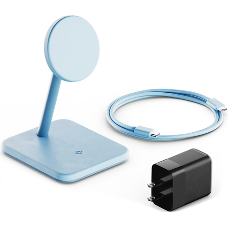 Беспроводное зарядное устройство Twelve South HiRise 2 Deluxe Glacial Blue, изображение 12