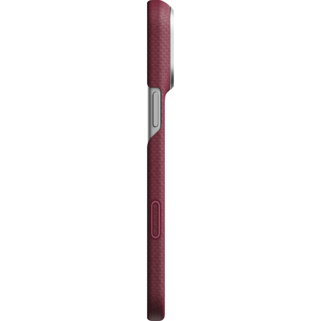 Чехол для iPhone 18 Pro Max Pitaka Argyle Edge Case Burgundy, изображение 9