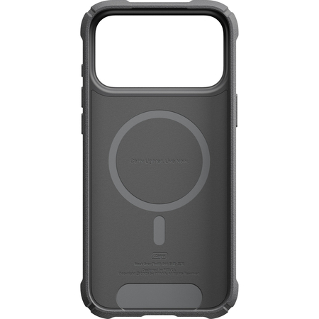 Чехол для iPhone 18 Pro Max Pitaka Cairn Case Twill 600D Black/Grey, изображение 3