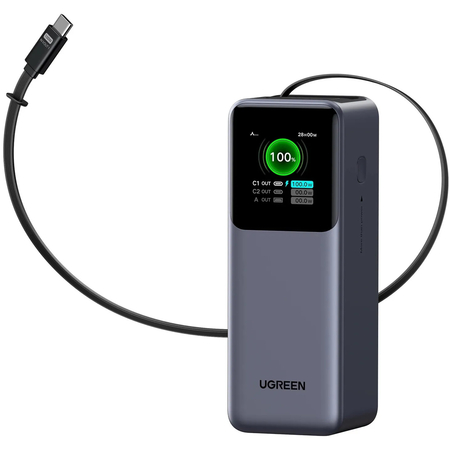 Внешний аккумулятор UGREEN PB726 (55987B) 20000mAh Space Grey, изображение 2