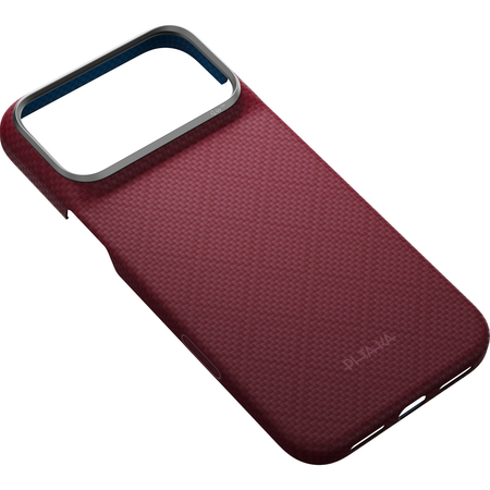 Чехол для iPhone 18 Pro Max Pitaka Argyle Edge Case Burgundy, изображение 6