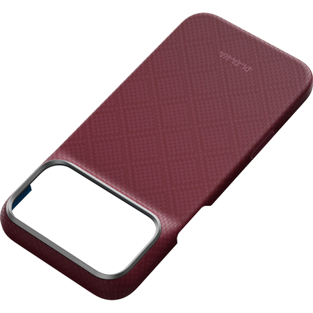Чехол для iPhone 18 Pro Max Pitaka Argyle Edge Case Burgundy, изображение 8