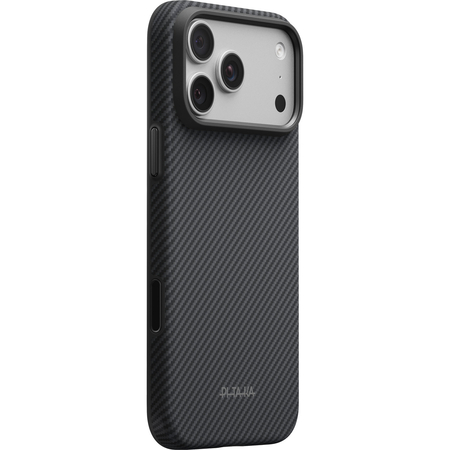 Чехол для iPhone 18 Pro Max Pitaka Summa Case Twill 600D Black/Grey, изображение 4