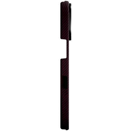 Чехол для iPhone 18 Pro VLP Kevlar Case с MagSafe Dark cherry, изображение 4