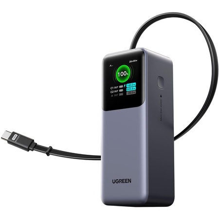 Внешний аккумулятор UGREEN PB726 (55987B) 20000mAh Space Grey, изображение 3