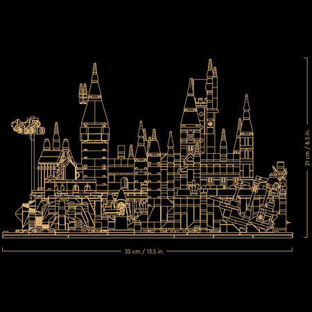 Констурктор Lego Harry Potter Замок и территория Хогвартс (76419), изображение 11