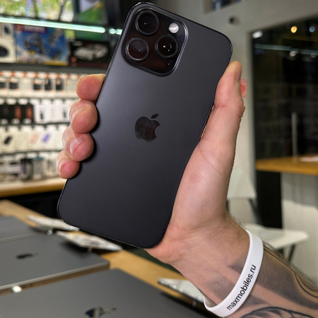 iPhone 16 Pro Max 256GB Black Titanium Идеальное БУ, изображение 3