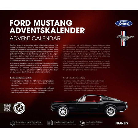 Адвент-календарь Franzis Ford Mustang 1:43, изображение 8