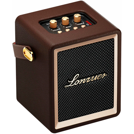 Колонка беспроводная Lonzuer Action Brown, Цвет: Brown / Коричневый