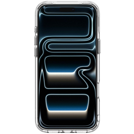 Чехол для iPhone 17 Pro Max / 18 Pro Max Spigen Ultra Hybrid Optik S MagSafe Clear/Silver, изображение 2