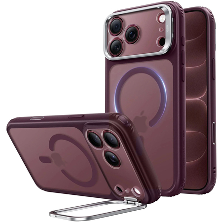 Чехол для iPhone 17 Pro Max / iPhone 18 Pro Max ESR Classic Hybrid Kickstand Magnetic Case Frosted Red