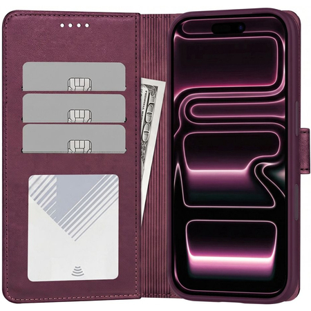 Чехол для iPhone 17 Pro Max / 18 Pro Max Tech-Protect Wallet Magsafe Mulberry, изображение 2