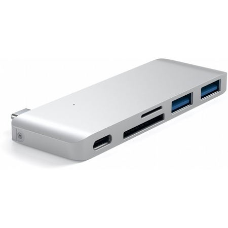 USB-хаб Satechi Passthrough Hub (ST-TCUPS) Silver, изображение 3
