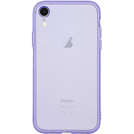 Чехол для iPhone XR Brosco Neon Фиолетовый, Цвет: Violet / Фиолетовый