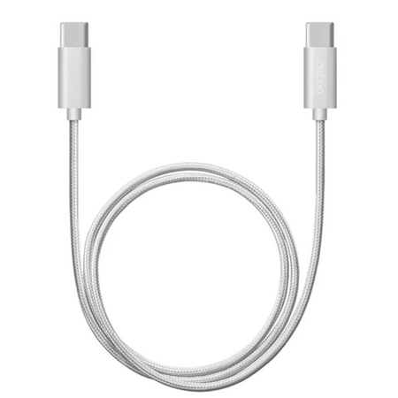 Кабель Deppa USB Type-C to USB Type-C 1.2м., Серебро