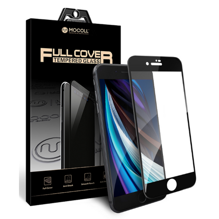 Защитное стекло MOCOll 2.5D для iPhone 7/8 Black Diamond черное