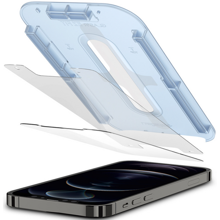 Защитное стекло Spigen Glas.tR EZ Fit Slim 2 Pack для iPhone 12 Pro