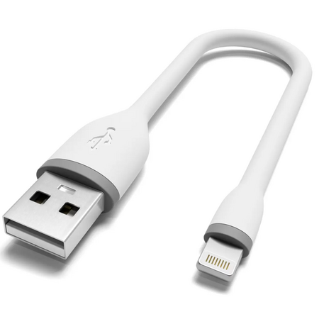 Кабель Satechi, Lightning на USB, Flexible, 0.15м, Белый