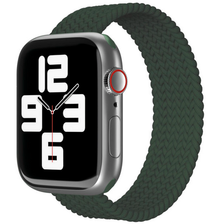 Ремешок для Apple Watch 45mm VLP Нейлон Тёмно Зеленый L/XL