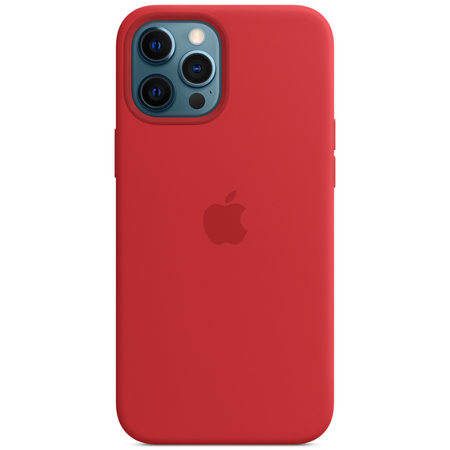 Чехол для iPhone 12 Pro Max Silicone Case Красный