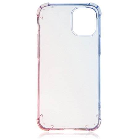 Чехол Brosco для iPhone 12 mini HardTPU DarkBlue-Pink